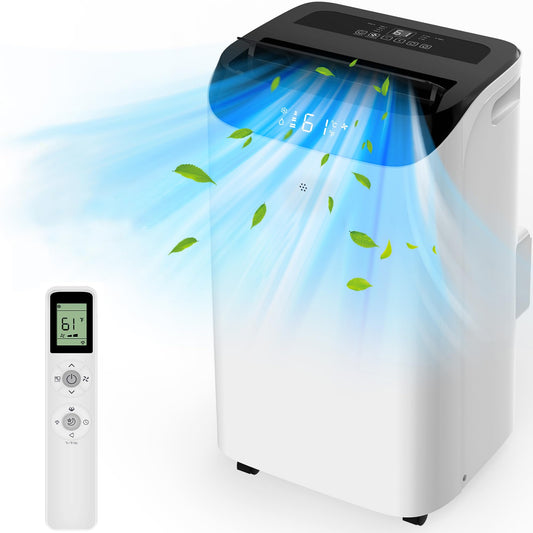 Humhold 12000 BTU Portable AC Unit with Smart Sleep & Dehumidifier