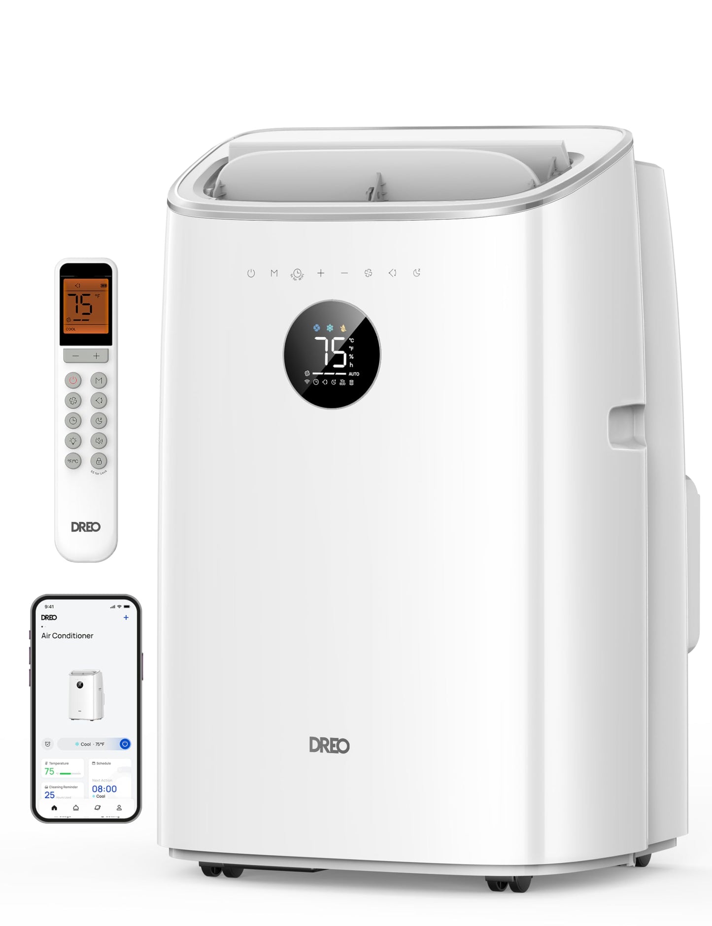 DREO 318S Smart Portable Air Conditioner 8000 BTU for Small Rooms