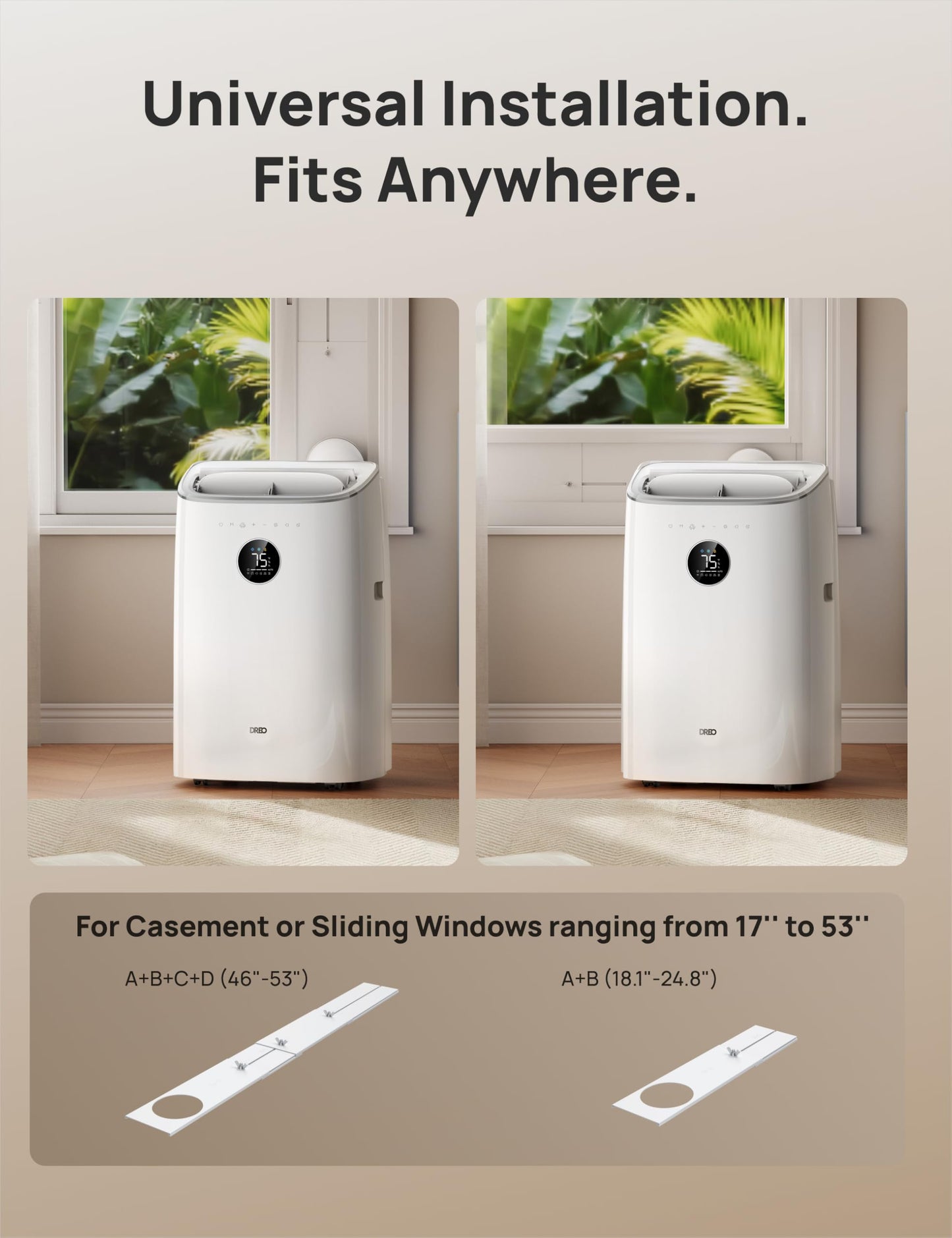 DREO 318S Smart Portable Air Conditioner 8000 BTU for Small Rooms