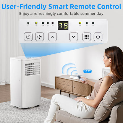 Antarctic Star 4-in-1 Portable Air Conditioner with Cooling & Dehumidifier