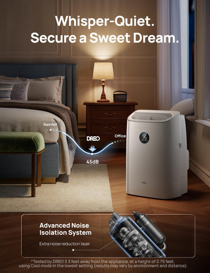DREO 318S Smart Portable Air Conditioner 8000 BTU for Small Rooms
