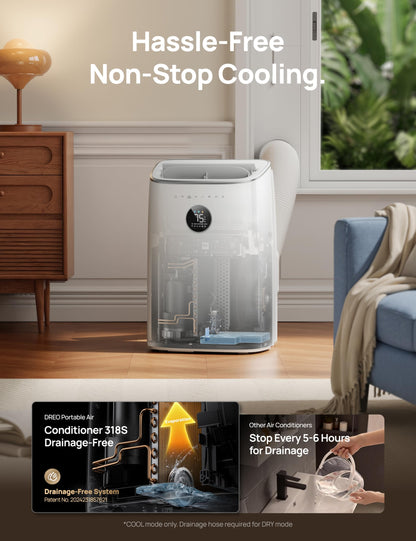 DREO 318S Smart Portable Air Conditioner 8000 BTU for Small Rooms