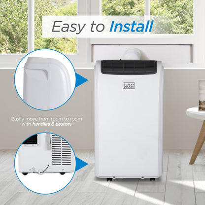 BLACK+DECKER Smart 12000 BTU Portable AC for Large Bedrooms & Offices