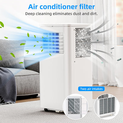 Antarctic Star 4-in-1 Portable Air Conditioner with Cooling & Dehumidifier